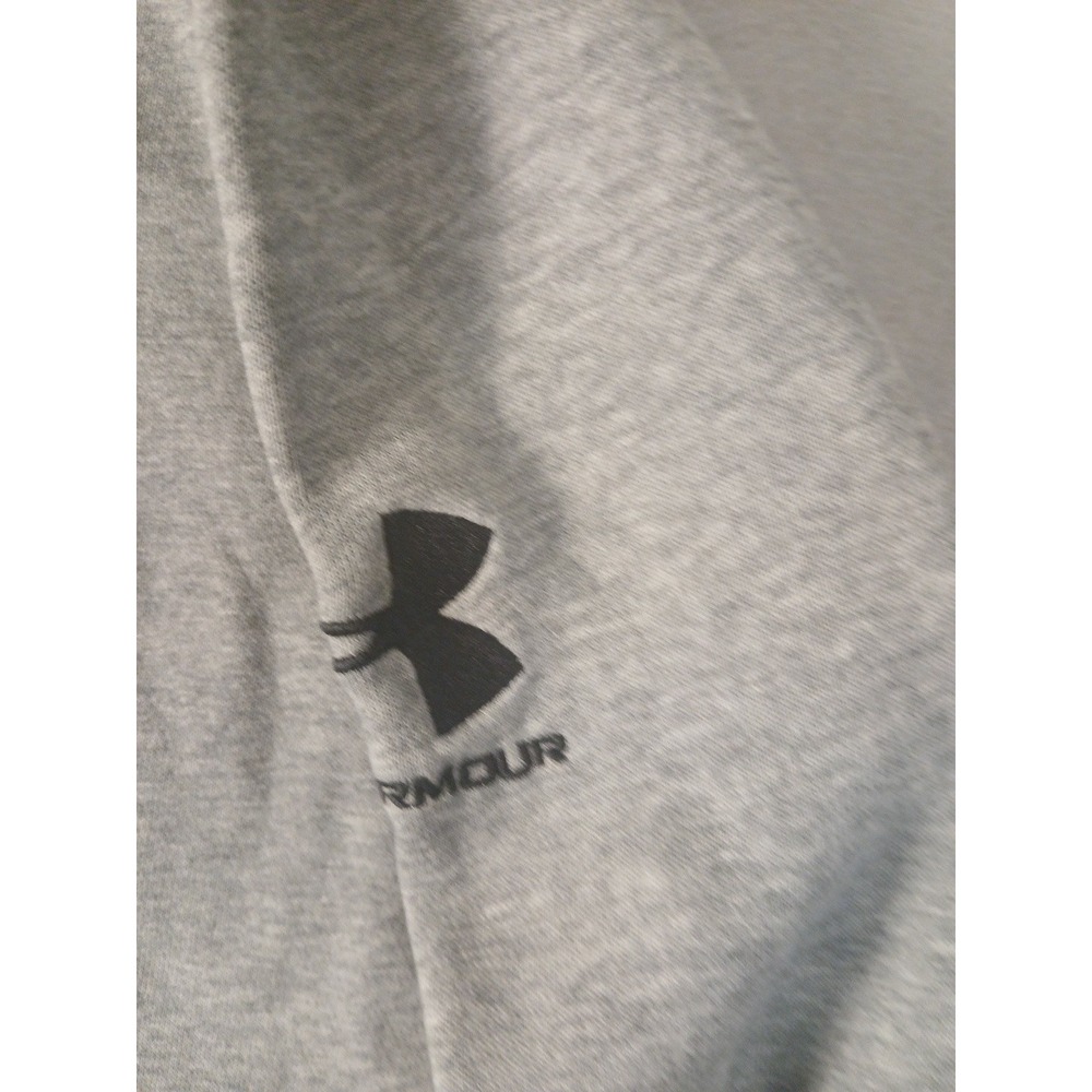 Under Armour Sweatshirt Womens Medium Loose Gray Hoodie Pullover Pennsylvania!! - Picture 3 of 8